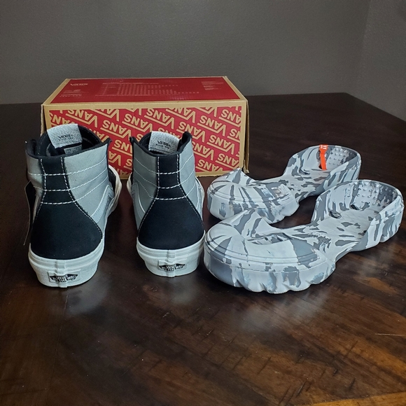 Vans Sk8-Hi Tapered Modular Swap It Moon Rocks Women Size 8.5, Men Size 7 - Picture 6 of 12